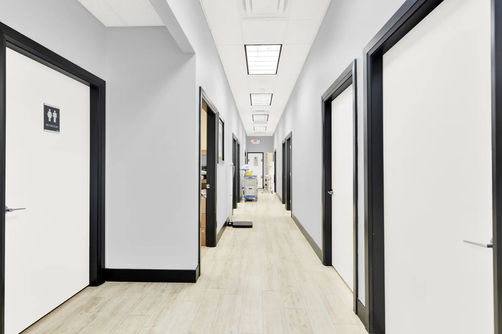Hallway to the exam rooms
